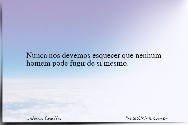 Frase de Johann Goethe