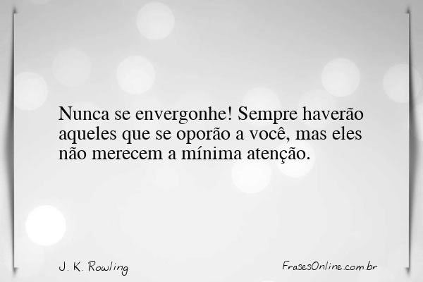 Frase de J. K. Rowling