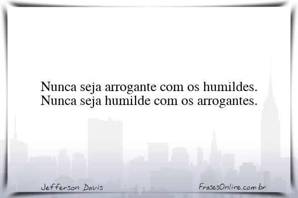Frase de Jefferson Davis