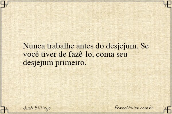 Frase de Josh Billings
