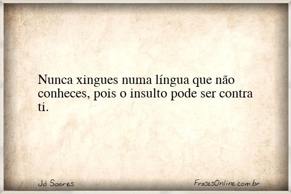 Frase de Jô Soares