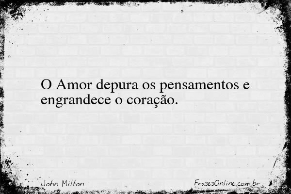 Frase de John Milton