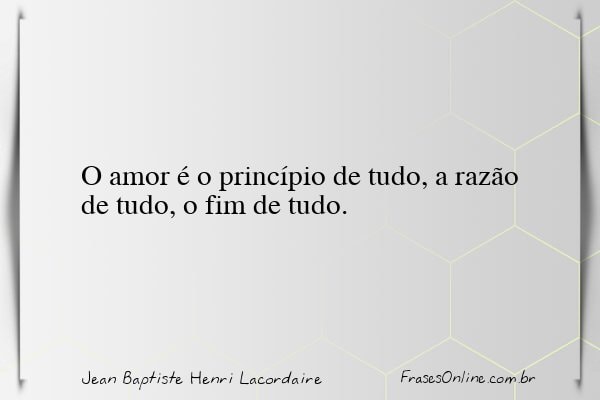 Frase de Jean Baptiste Henri Lacordaire
