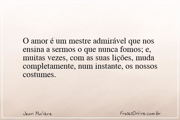 Frase de Jean Molière