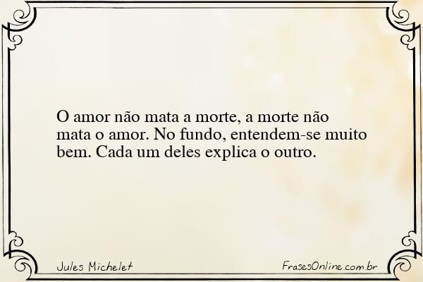 Frase de Jules Michelet