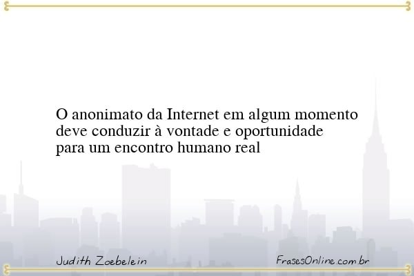Frase de Judith Zoebelein