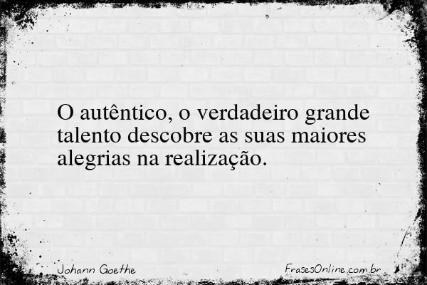 Frase de Johann Goethe