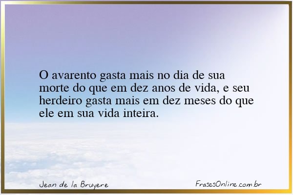 Frase de Jean de la Bruyere