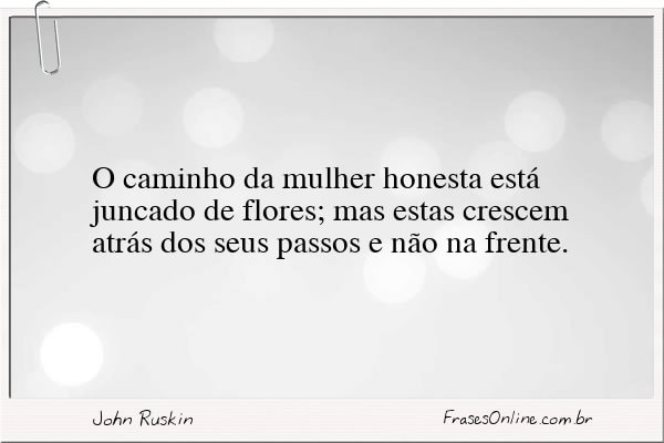 Frase de John Ruskin