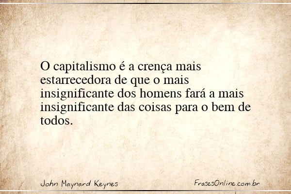 Frase de John Maynard Keynes