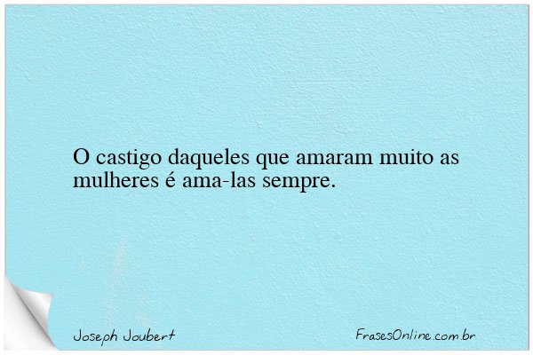 Frase de Joseph Joubert