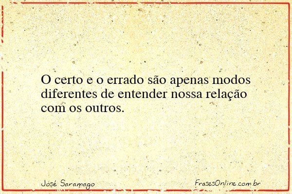 Frase de José Saramago