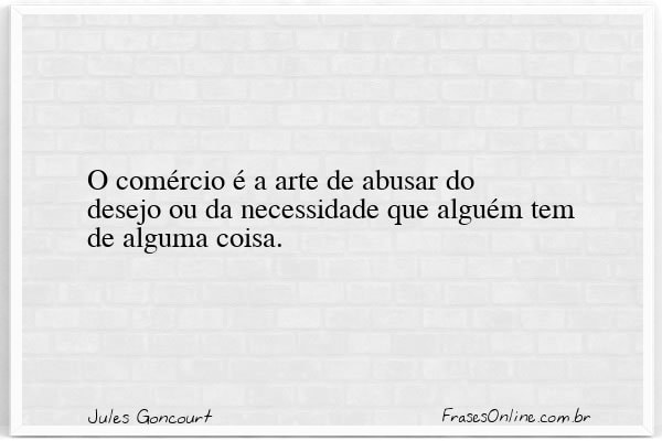 Frase de Jules Goncourt