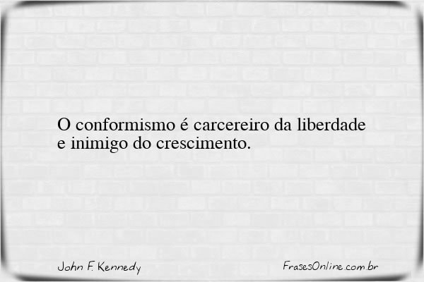 Frase de John F. Kennedy
