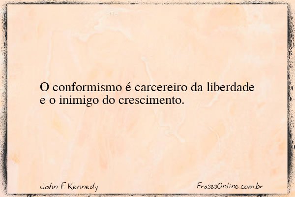 Frase de John F. Kennedy