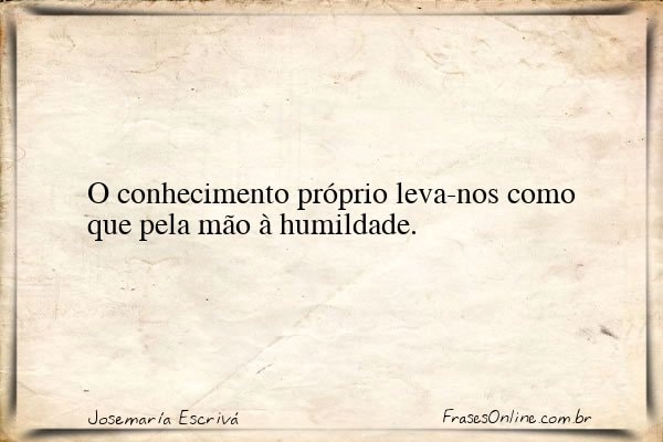 Frase de Josemaría Escrivá