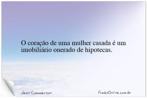 Frase de Jean Commerson