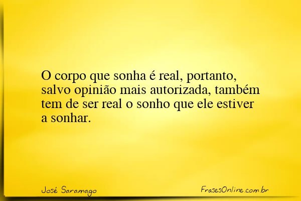 Frase de José Saramago