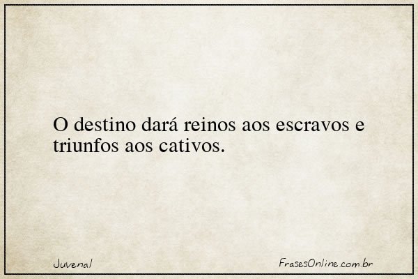 Frase de Juvenal
