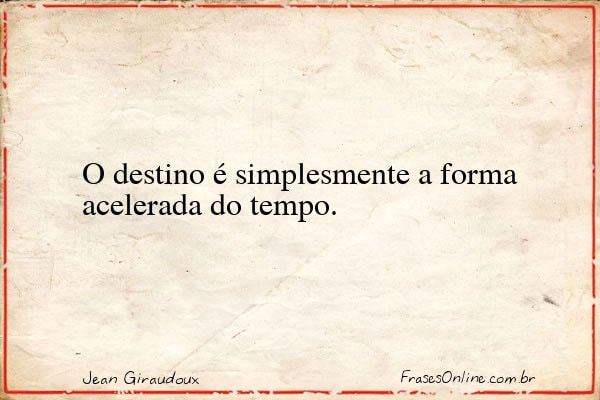 Frase de Jean Giraudoux