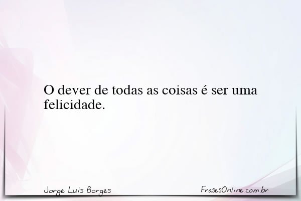 Frase de Jorge Luis Borges