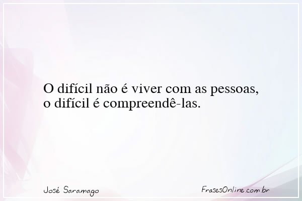 Frase de José Saramago