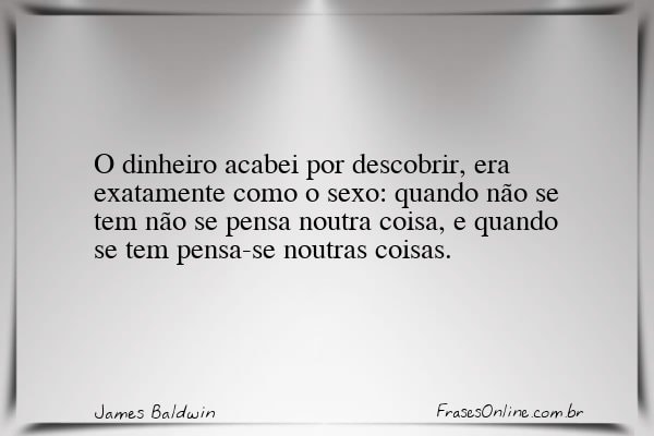 Frase de James Baldwin