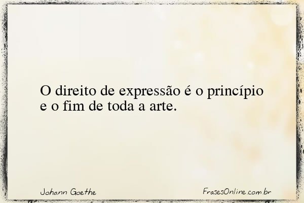 Frase de Johann Goethe