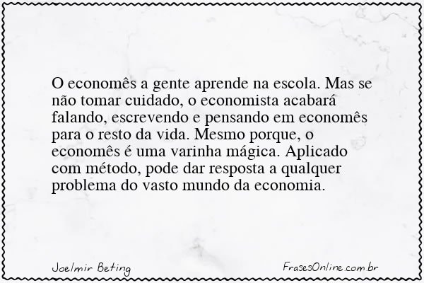 Frase de Joelmir Beting