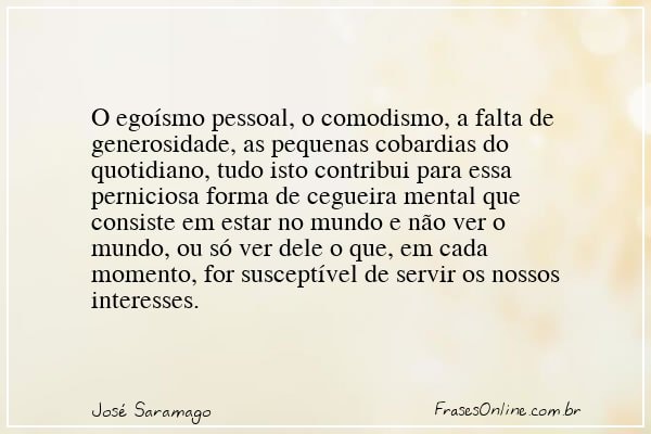 Frase de José Saramago