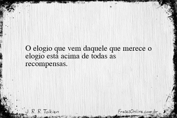 Frase de J. R. R. Tolkien