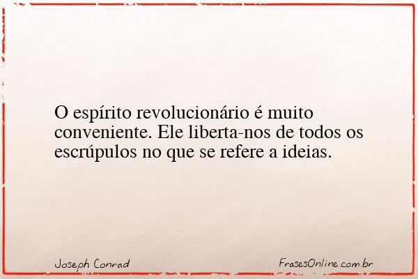 Frase de Joseph Conrad