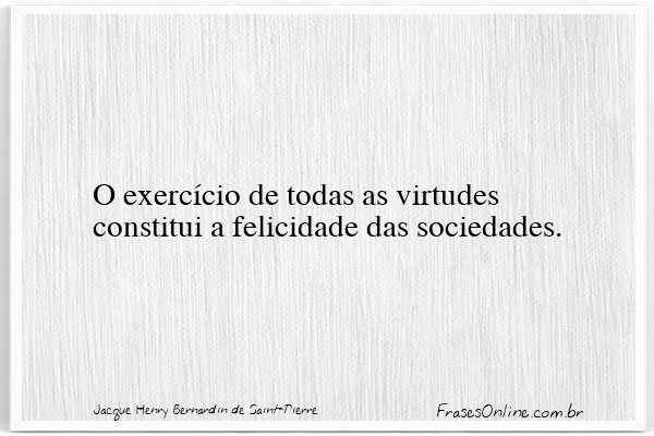 Frase de Jacque Henry Bernardin de Saint-Pierre
