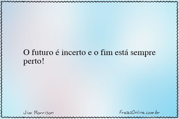 Frase de Jim Morrison