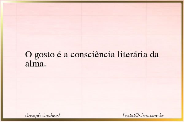 Frase de Joseph Joubert