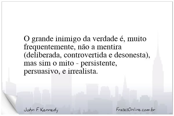 Frase de John F. Kennedy