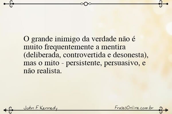 Frase de John F. Kennedy