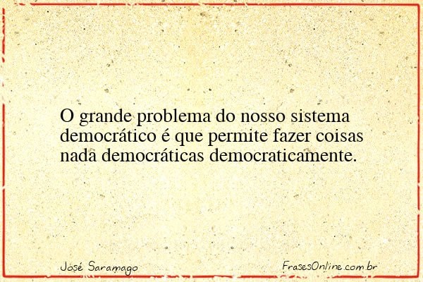 Frase de José Saramago