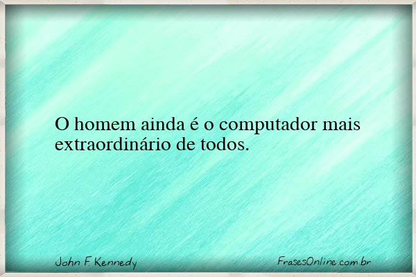 Frase de John F. Kennedy