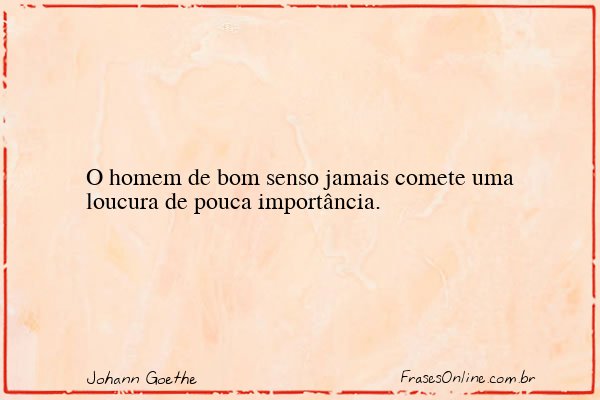Frase de Johann Goethe
