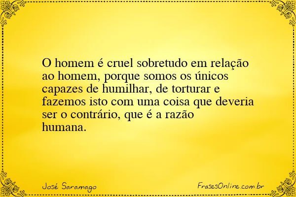 Frase de José Saramago