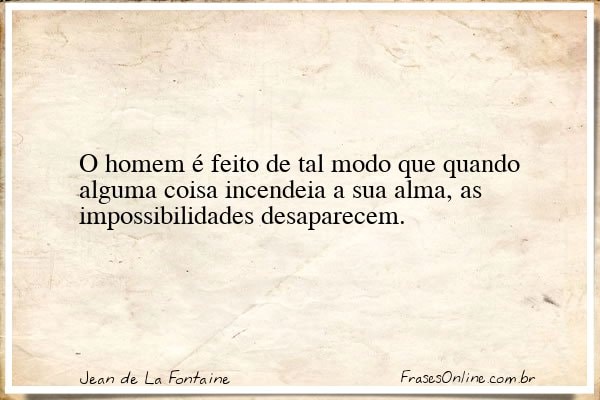 Frase de Jean de La Fontaine