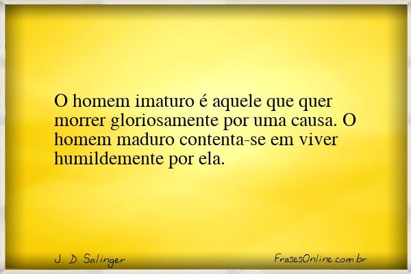 Frase de J. D. Salinger