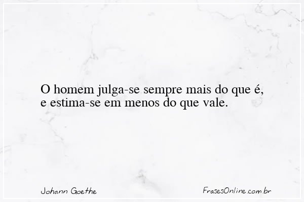 Frase de Johann Goethe