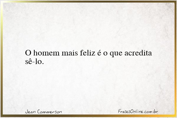 Frase de Jean Commerson