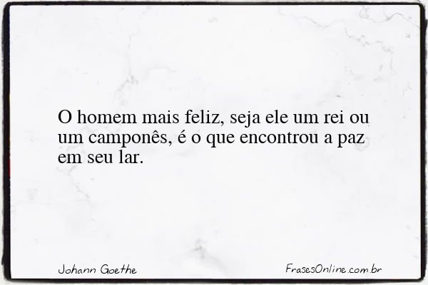 Frase de Johann Goethe