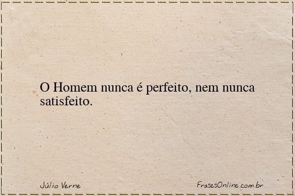 Frase de Júlio Verne