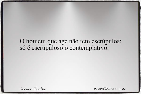 Frase de Johann Goethe