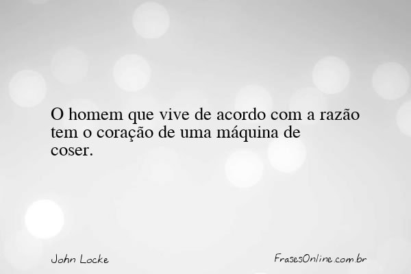 Frase de John Locke