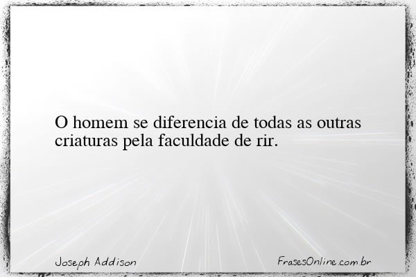 Frase de Joseph Addison